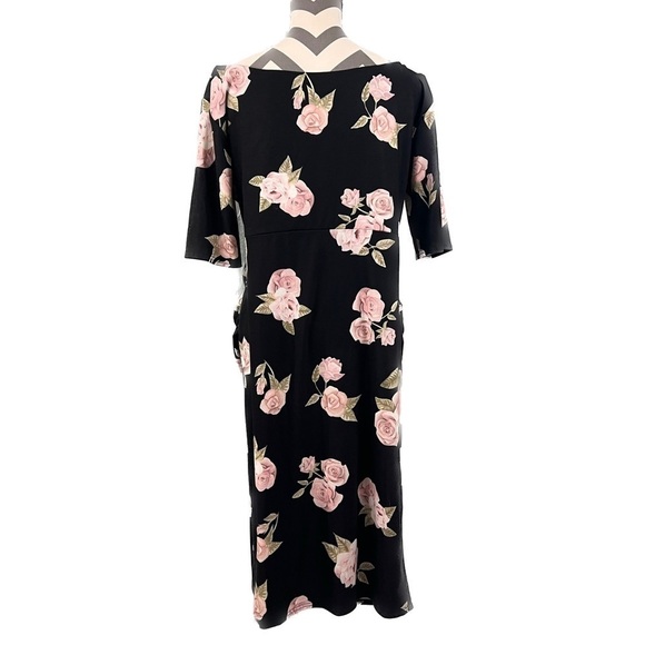 NWT - ASOS Maternity Bodycon Dress In Floral Print - Size 14 - Picture 5 of 8